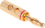  Inne Banana conector, metalic cu șurub, aurit, HQ (L-WTY0203)