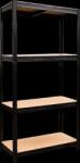 Chomik Raft cu 4 Niveluri 150 x 70 x 30 CM Negru Capacitate Poliță: 150 KG *0582 (CH-GWI0582) Raft