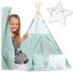 Nukido Cort teepee turcoaz cu stele (J-740024)