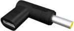  Adaptor USB-C la DC 3, 0/5, 5 mm (76-098-)