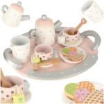 KIK Lulilo Set de ceai și cafea din lemn (IK-KX3771) Bucatarie copii