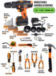 ISMA Set de Unelte cu Șurubelniță cu Acumulator 57 Piese + Cutie (FS-50646) Surubelnita