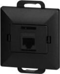 ORNO Priză simplă tel-comp. RJ-45 Cat5 Pearl, RJ45-5CAT/P1, negru (O-OR-OE-7715_B)