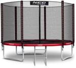 Neo-Sport Trambulină de grădină 8ft/252cm cu plasă exterioară și scară Neo-Sport (J-NS-08Z241)