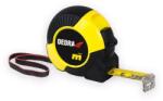 Dedra Ruletă de 5m/19mm, carcasă cauciucată, bandă de nailon, cârlig pentru agățare (DED-M575P)