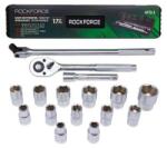 ROCKFORCE Set de extensii cu ratchet 1/2, 17 piese, premium (FS-51114)