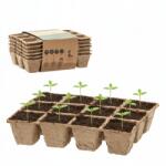 Garden Line SET DE 6 GHIVECI DIN TURBĂ 21 x 17 x 4, 5 CM *3227 (CH-EDA3227)
