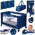 Ricokids Pătuț de călătorie 125 x 65 x 78 cm RK-240 albastru închis (J-724002)