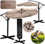 Plonos Umbrelă de grădină pliabilă cu 8 segmente 350 cm cu husă Plonos PL-881 (J-488103)