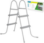 Bestway Scară metalică pentru piscine 84 cm Bestway 58430 (58430)
