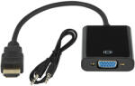  Adaptor HDMI la VGA cu ieșire audio (92-129-)