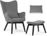 Sofotel Fotoliu cu taburet Norse gri (J-2040)