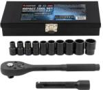 FORSAGE Set de unelte cu impact 12 bucăți 1/2 (FS-64666) Set capete bit, chei tubulare