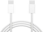  Cablu USB-C alb 1m împletit (66-165-)