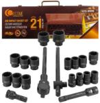 Forstime Set de capete de rată cu impact de 3/4" 21 piese Unelte 17-50mm 12 colțuri (FS-57694) Set capete bit, chei tubulare