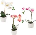 CHOMIK Floare artificială - mix de orhidee 3 culori 30 cm 1 buc (CH-HID4825)