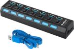Quer Hub USB 3.0 cu 7 porturi Quer PRO (L-KOM0941)