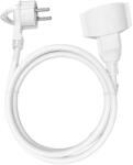 ORNO Cablu prelungitor 3m, 1 priză, ștecăr plat (O-OR-AE-13194-GS-_3M)