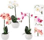 CHOMIK Floare artificială - Orhidee mix 3 culori 42 cm 1 bucată (CH-HID4818)