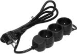 ORNO Prelungitor cu 3 prize, 5m, 16A, negru (O-ES-4_B_5)