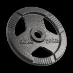 Rebel Greutate olimpică de fontă 20kg, orificiu 51mm, disc cu mânere, REBEL ACTIVE (L-RBA-2143-20)