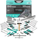 MAMEDFORCE Set de chei cu clichet și capsule, 122 piese, cu cutie de depozitare (FS-57723) Cheie tubulara