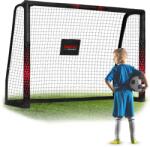 Neo-Sport Poartă de fotbal 180 x 120 x 60 cm NS-463 negru roșu (NS-463)