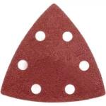 Dedra Șmirghel Delta 80x80x80 mm, 60 grit, uscat, velcro, set 5 DED794571 (DED794571)