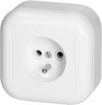 ORNO Priză simplă aplicată 2P+E, 16A, 250V, FAN, alb (O-NT-16F_BIALY)