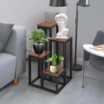 SPRINGOS GA0209 GHIVECI DE FLORI DIN METAL 34 X 34 X 68 CM (GA0209)