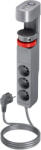 ORNO Prelungitor desktop cu 3 prize 2P+Z, 1, 5M H05VV-F 3x1, 5mm2, 2xUSB+1 tip C (O-PS-5_G_1-5M)