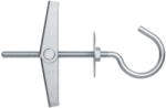Fischer KDH 4 rugós fém billenőhorog, 25 db/csomag (80184)