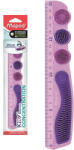 Maped Kidy Learn Concentration törésálló műanyag vonalzó - különleges markolattal - 20 cm - rózsaszín (CW-IMA277901)