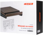  Biketec Fali Kerékpártartó (wall Bike Rack) Fekete Színben, Polccal Együtt (bt0083bl)