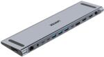 Unitek 4k Kvm Docking Station, Usb-c, Hdmi With Stand