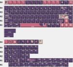 Keychron Capace pentru tastatura mecanică Keychron - PBT-112 Lunar Witch, PBT, profil Cherry (ZOWIE-MOUSE-FK2DW-WHITE)