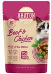 ARATON cat Adult пауч Beef & Chicken 85 г