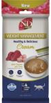 FARMINA Snack cremos pisici adulte cu tendință de îngrășare FARMINA N&D Quinoa Weight Management 4x15 g cu pui și ton