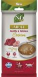 FARMINA Recompensă cremoasă pisici adulte 4x15 g FARMINA N&D Prime cu pui și ton