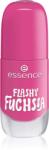 essence Gel Nail Polish géles körömlakk árnyalat 28 FLASHY FUCHSIA 8 ml