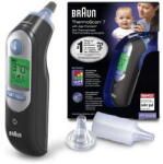 Braun Termometru pentru Copii Braun ThermoScan 7 cu Infrarosu Digital pentru Ureche Negru (IRT6520)