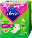 Libresse egészségügyi betét 7 db Maxi Night Wings Natural Care szárnyas (7322540611236)