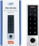 PNI DK350 beléptető billentyűzet Wi-Fi-vel, Belépőkártya, Ujjlenyomat, PIN, Érintés, IP66, Tuya alkalmazás (PNI-DK350)