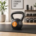 FD Kettlebell fitness 5 kg cu mâner antiderapant (8594214031124)
