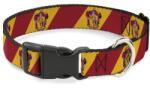 Buckle-Down strapabíró kutyanyakörv műanyag csattal, normál, M méret, Harry Potter, Gryffindor