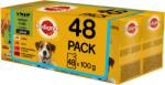 PEDIGREE tasakos eledel, húsválogatás zöldségekkel lében, felnőtt kutyáknak 48 x 100 g