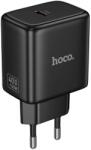 hoco. N83 USB-C PD AVS GaN hálózati töltő adapter 40W / max. 60W fekete