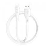 BWOO Cablu Date si Incarcare USB-A - Lightning BWOO X329L, 18W, 1m, Alb