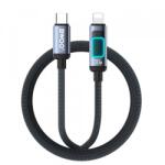 BWOO Cablu Date si Incarcare USB-C - Lightning BWOO X324CL Display, 30W, 1m, Negru