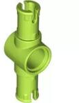 LEGO® 87082c34 - LEGO lime technic 2 pin csatlakozó hosszában, aljzat középen (87082c34)